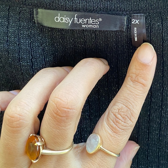 Black shimmer/ sparkle cardigan - Picture 6 of 6